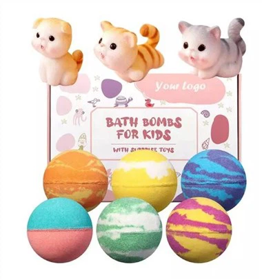 بمب بچه های حباب غنی با تعجب در داخل